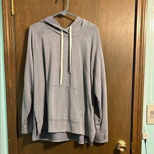 Gray Hooded Sweatshirt